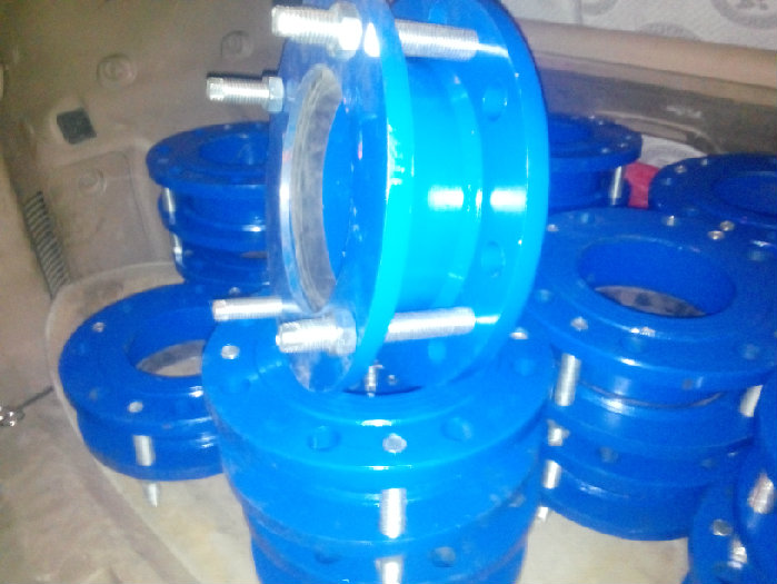 SSQ球墨鑄鐵伸縮器預變形所用的輔助構件應在管路安裝完畢后方可拆除